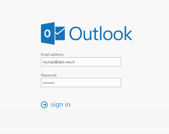 Outook Web App – Webmail – OWA