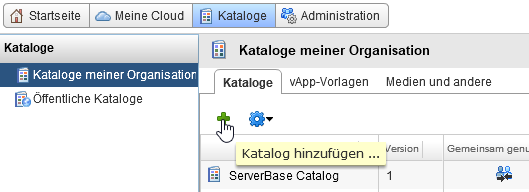 Neuen Katalog Erstellen Serverbase Ag