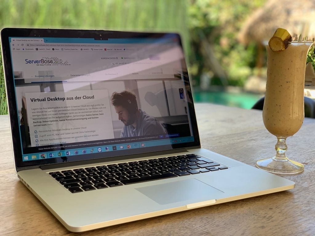 When working during the holidays, fast and convenient access to the data is a great added value. Stefan shows how easy this works directly from Bali